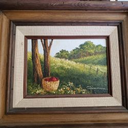 Beautiful 5x7 Original Painting Signed By Gil Delatorre #107