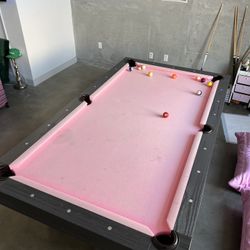 Pool Table 8ft ( Delivery & Set Up Included & Color Felt Of Your Choice )