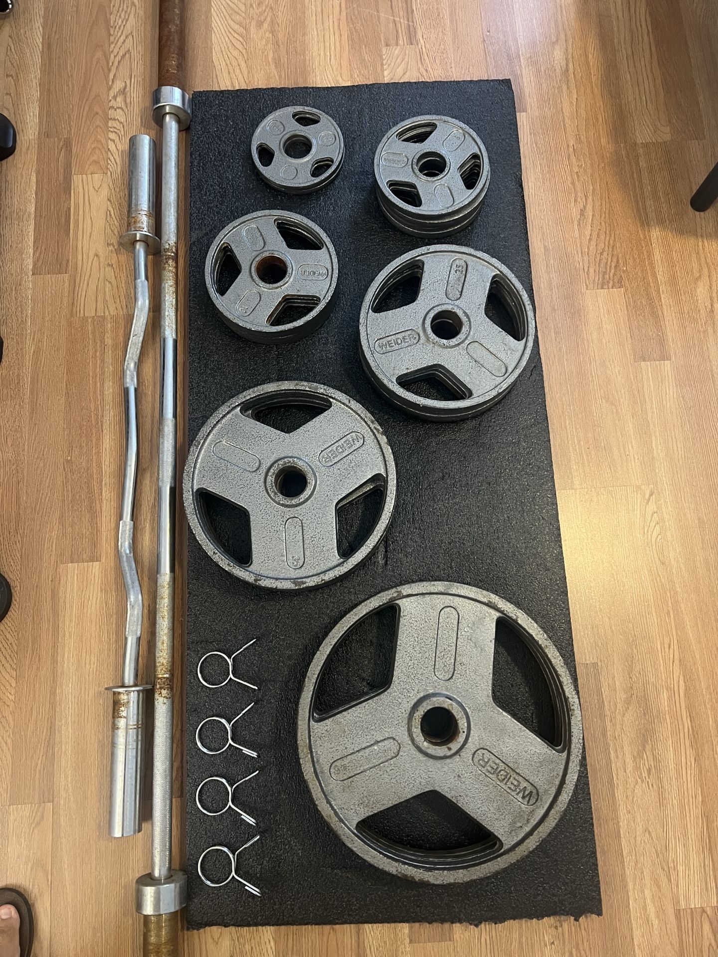 Olympic Weight Plate Set (240 lbs)