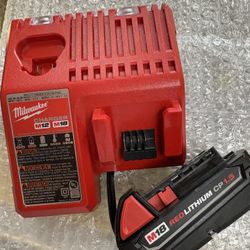 Milwaukee New Kit 2ah Battery And Charger 