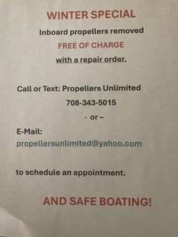 Boat Propeller Repair