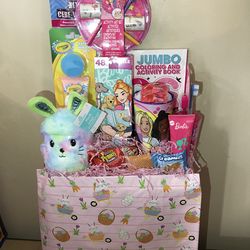 Girls Barbie Easter Basket