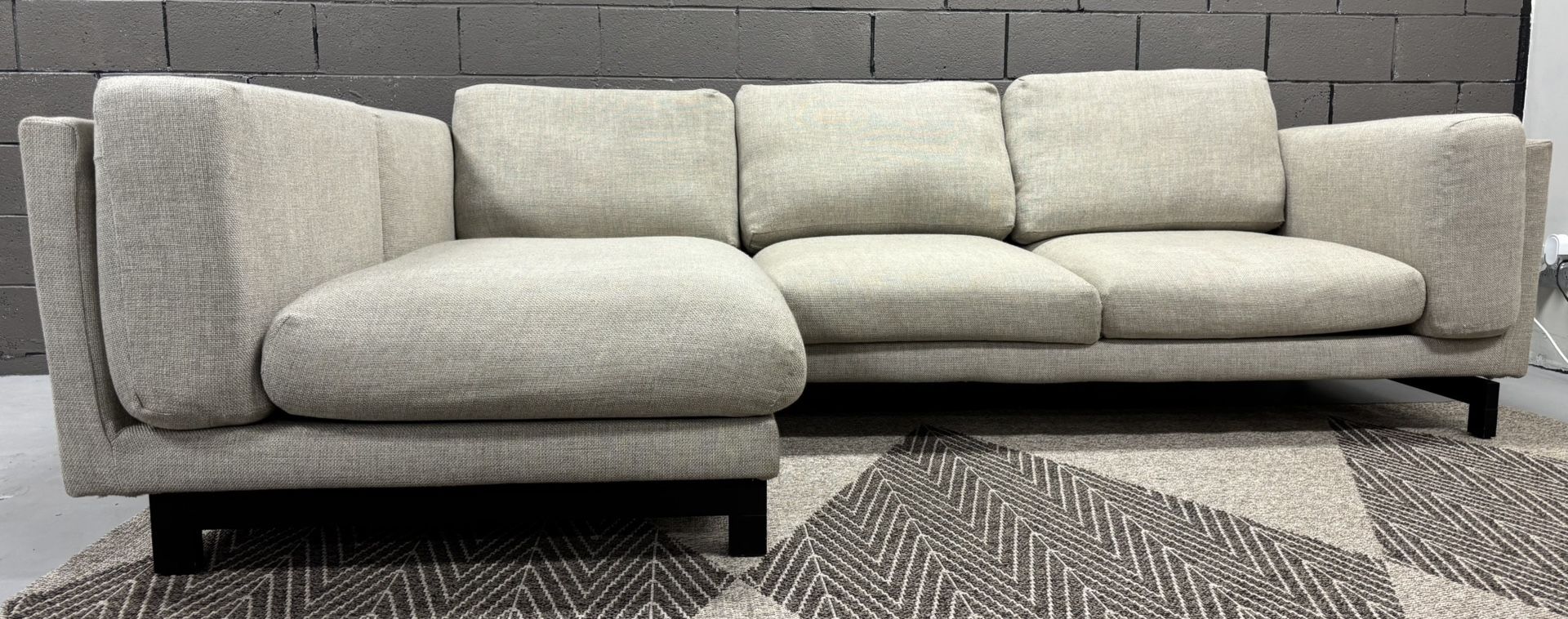 IKEA Nockeby Sectional Couch Sofa L Shape