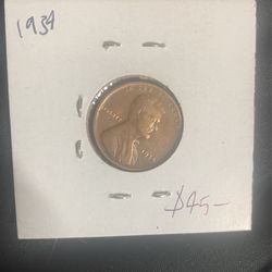 1934 Penny (No Mint Mark)