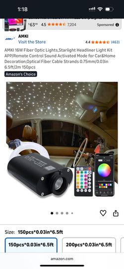 16W Fiber Optic Lights 150p