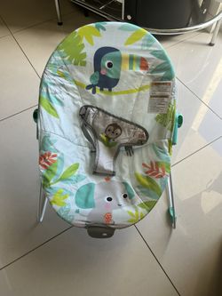 Bright Starts Baby Bouncer Soothing Vibrations Infant Seat