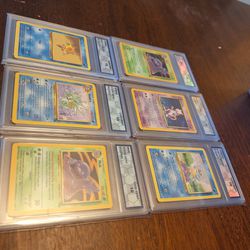 Pokemon Cards Base Set And Fossil Get GRADED PFG