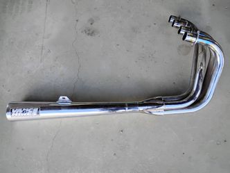 Kz900 kz1000 Vance and Hines side winder exhaust