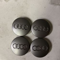 NEW 4x SLINE 60mm GRAY Chrome Wheel Rim Center Hub Caps