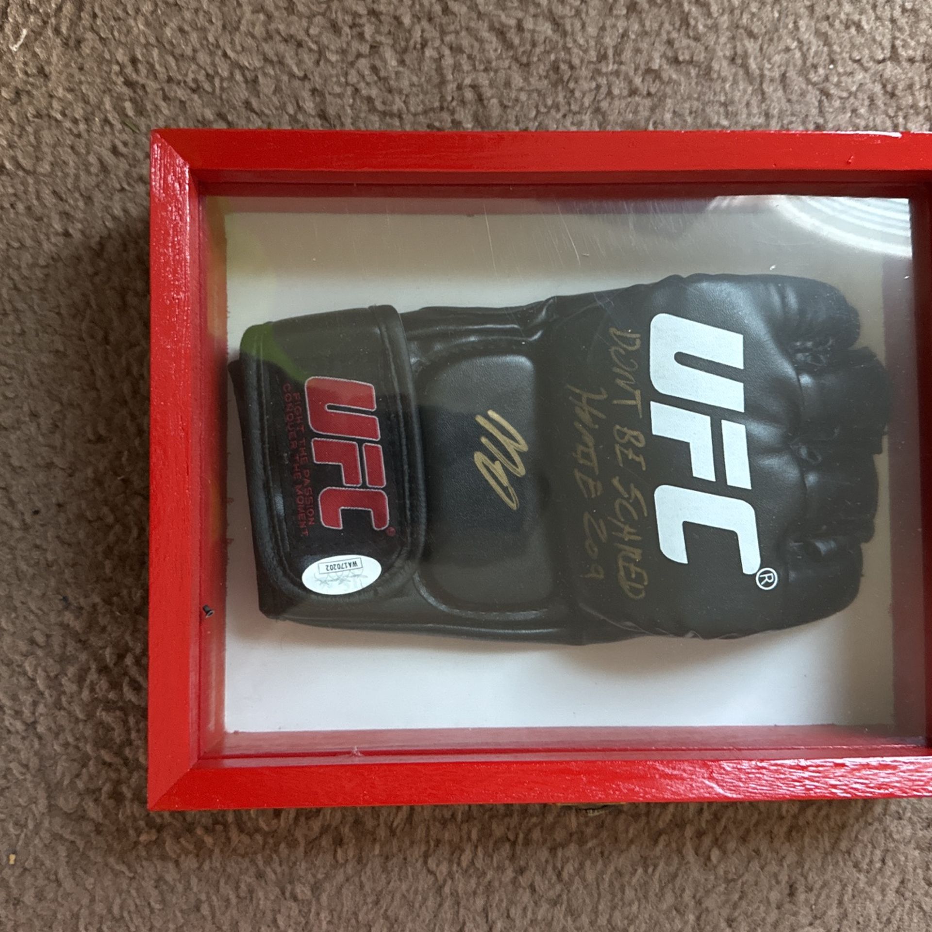 Nick Diaz Glove PSA Certified