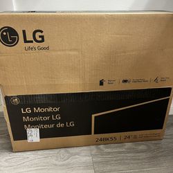 Brand New LG Monitor 24”