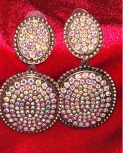 Crystal Rhinestone Drop Dangle Earrings