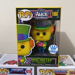 Funko Pop! Mad Hatter Black Light Alice in Wonderland Blacklight Disney Pop 1060