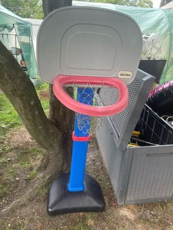 Little tykes adjustable basketball hoop