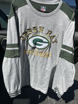 Green Bay Packers grey long sleeve shirt