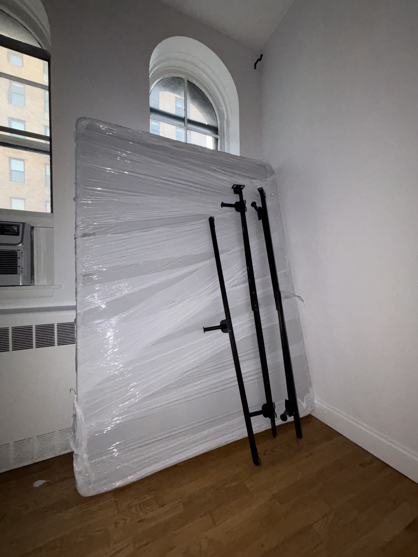 Queen Sized Box Spring + Bed Frame