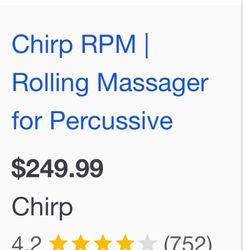 Chirp Rolling Massager