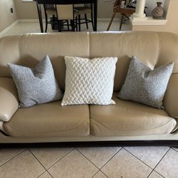 Leather sofa