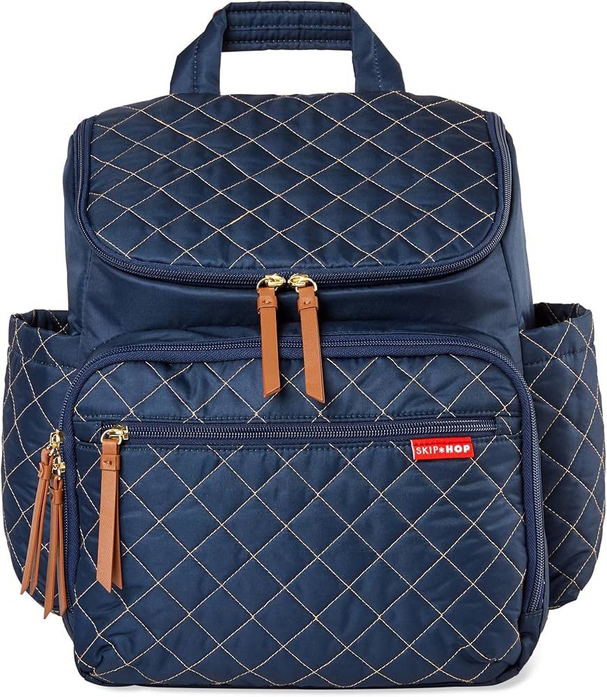 Skip Hop Diaper Bag Backpack: Forma, Multi-Function Baby Travel Bag , Navy