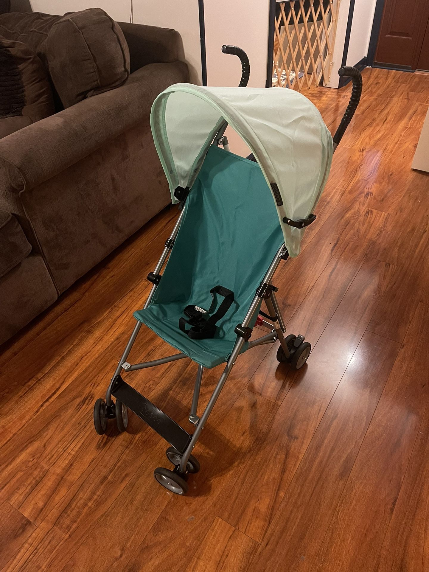 Umbrella Stroller with Canopy - Teal - by Cosco