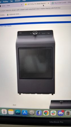 Electric LG dryer