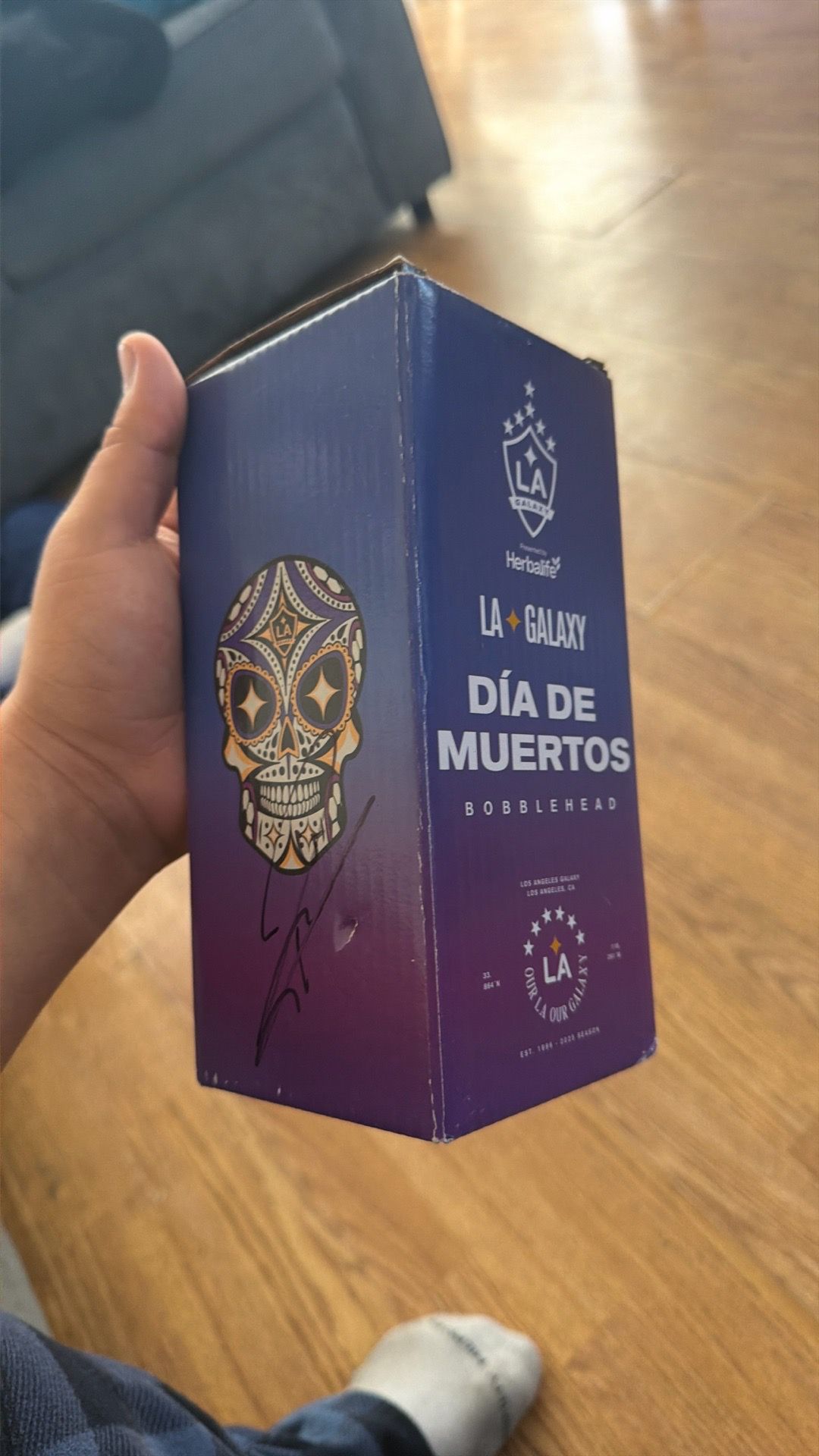 Day of the dead bobble head signed by riqui puig