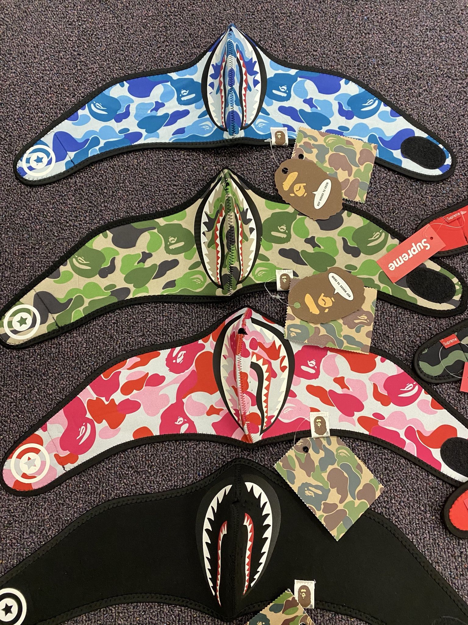 Neoprene Supreme & BAPE Mask