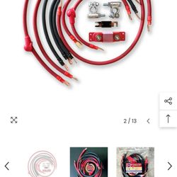 Jeep Wrangler JK Big 7 Battery Cable Kit (2007-2018)