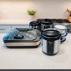 🔥 COMPLETE KITCHEN BUNDLE (20pc)! PowerXL Grill, Cuisinart, 2 Aroma Cookers, 16 Dishes! FRISCO!