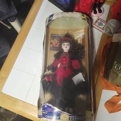 Orient Express Porcelain Doll Anna, Unopened 