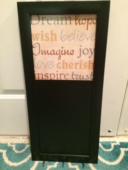 Chalkboard and Key holder