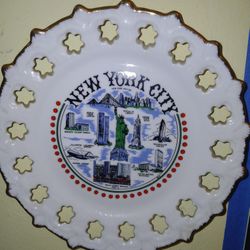 Vintage From The 1990'S New York Souvernir Plate