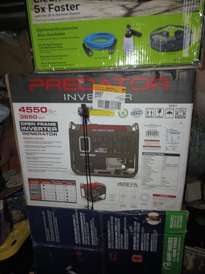 Predator Open Frame Inverter Generator