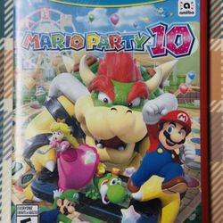 Mario Party 10 Nintendo Wii U Game & Case Tested/Works