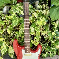 Samick S Style Red Electric Guitar