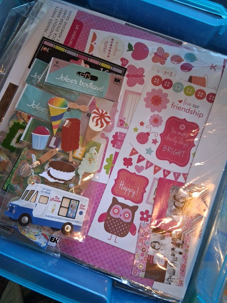 TONS of stickers! Does Anyone Still Scap-book!?