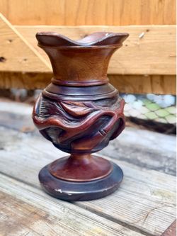 Wooden Vase