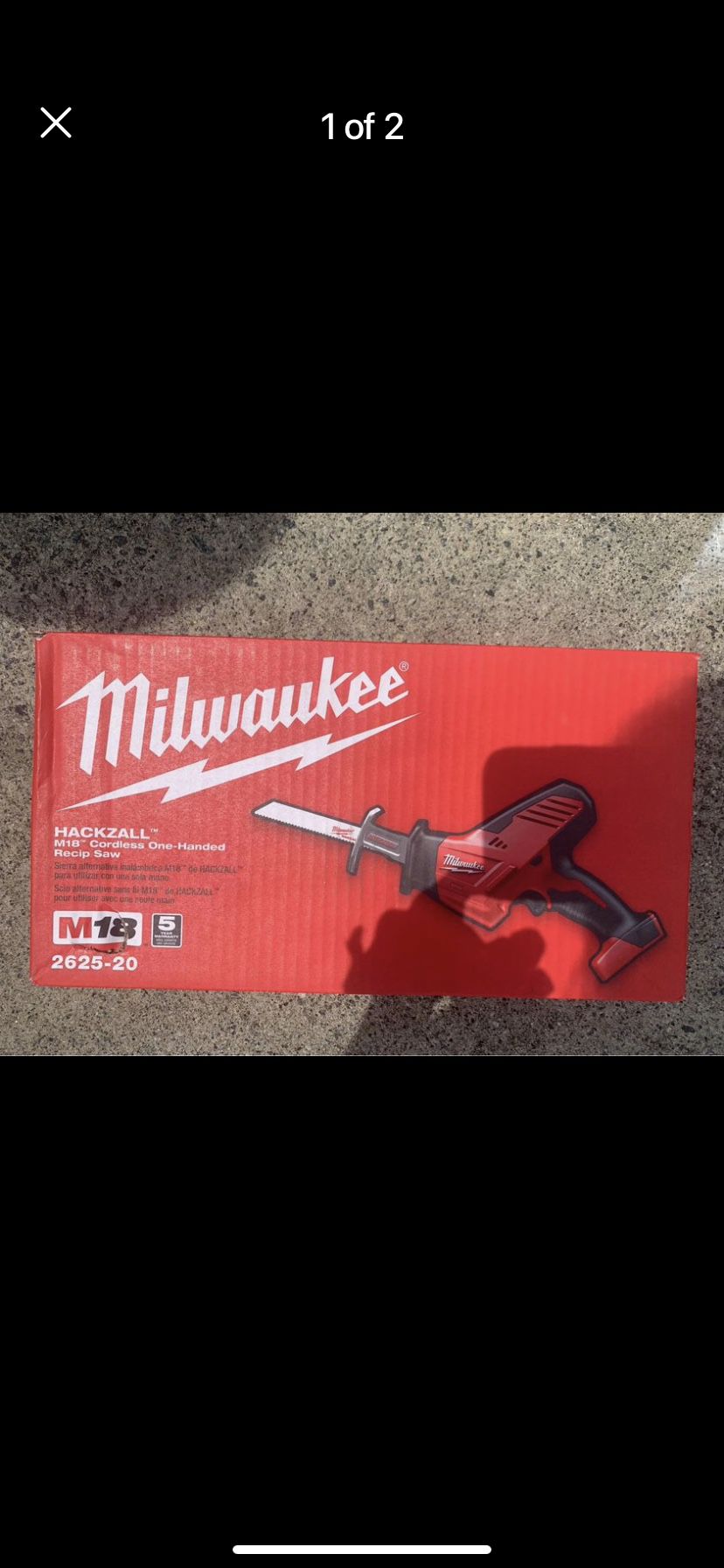 Milwaukee M18 Hackzall Cordless One Handed Recip Saw 