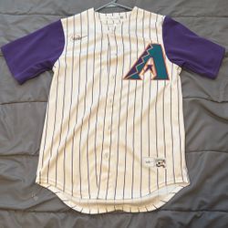 Authentic Men’s Dbacks Jersey Size S