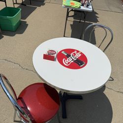 Vintage Coca Cola Table and Chairs Set 
