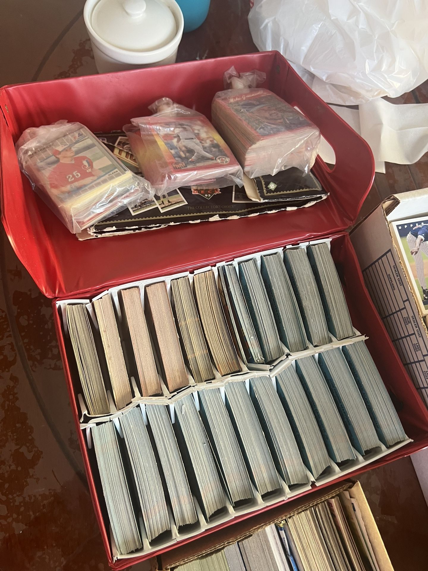 A Lot Of Baseball Cards