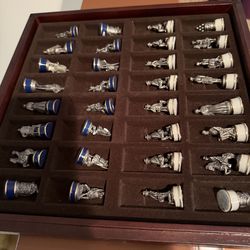 Vintage 1983 Franklin mint nat’l historical society civil war chess set
