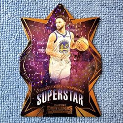 Stephen Curry 2019-20 Purple Superstar Die Cut Panini Contenders  No. 3 Golden State Warriors 