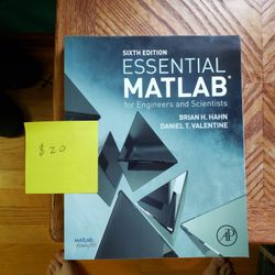 Essential Matlab 6th Edition 