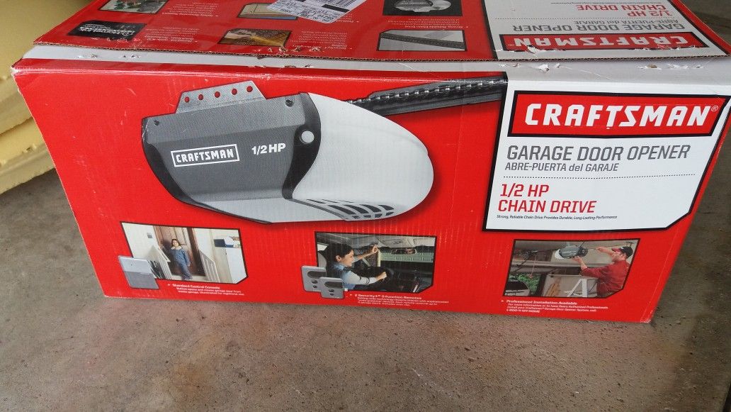 Garage door opener hardware only