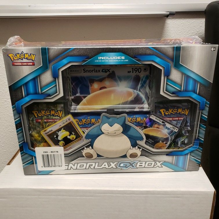  Pokemon TCG: Snorlax GX Box Card Game : Toys & Games