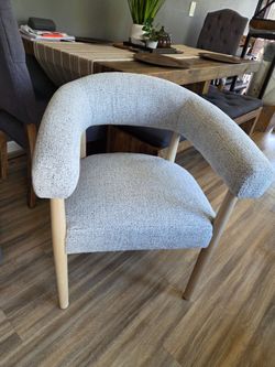 Contemporary Upholstered chair, new