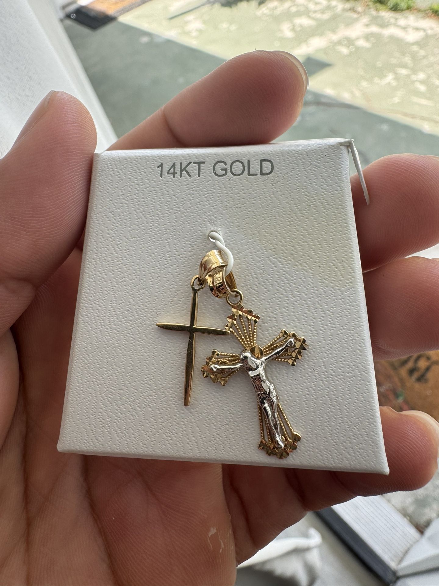 14k Gold Cross Pendants 