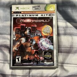 Xbox - MechAssault (Microsoft Xbox, 2002) - COMPLETE with Manual
