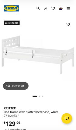 IKEA kritter toddler bed
